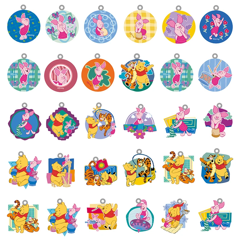 

Disney Charms Cute Piglet Shape Epoxy Resin Cartoon Anime Pendant Acrylic Jewelry Findings DIY Making Accessories Jewelry TTH390