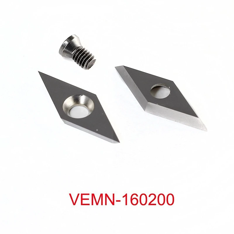 Набор режущих пластин из карбида вольфрама для токарного станка по дереву 3 шт.| |