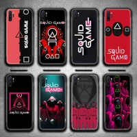 squid game 456 horror tv series phone case for samsung galaxy note20 ultra 7 8 9 10 plus lite m51 m21 m31s j8 2018 prime