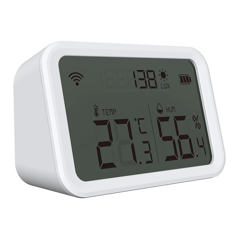

Датчик влажности и температуры Tuya Zigbee 3.0, детектор освесветильник, гигрометр, термометр с ЖК-экраном, хаб для умного дома
