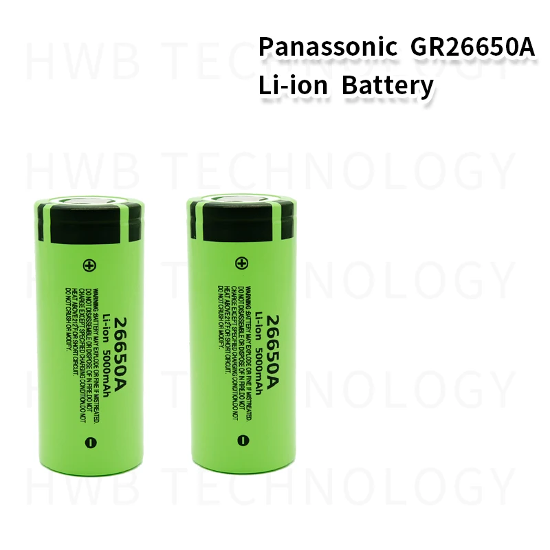 4 шт./лот 100% оригинальный новый аккумулятор для Panasonic 26650A 3 7 в 5000 мАч литий ионные
