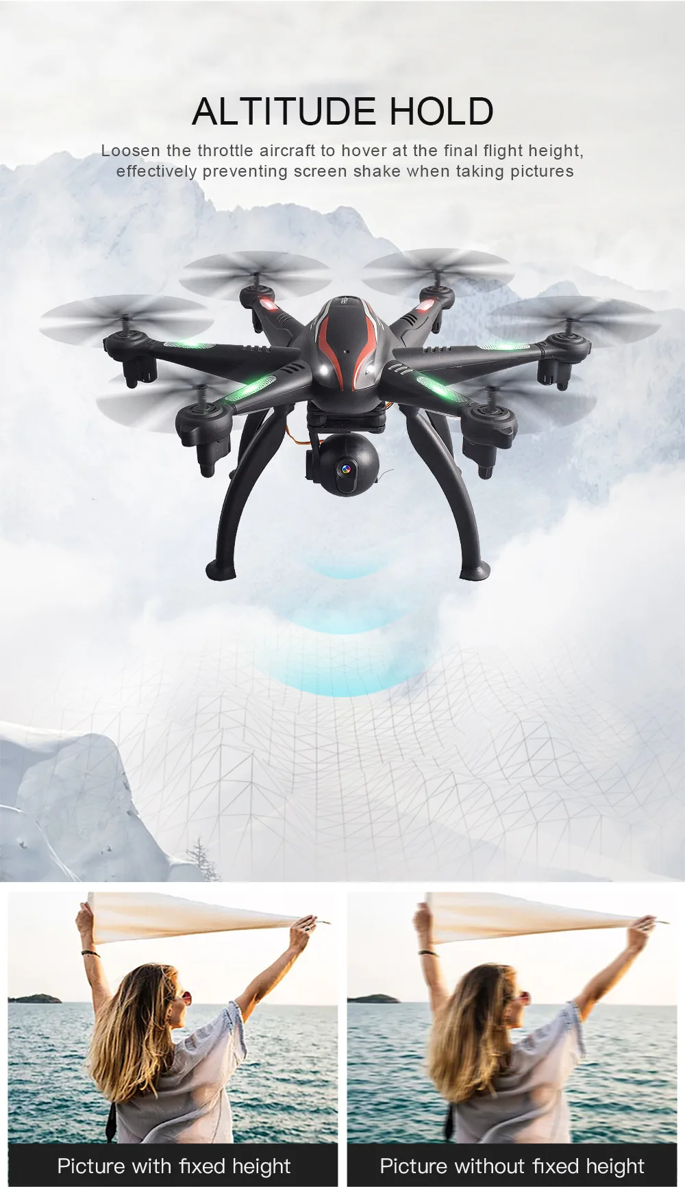 Радиоуправляемый квадрокоптер L100 Дрон gps 4K HD ESC широкоугольная камера 5G Wi-Fi FPV селфи дроны Профессиональный 400 м дальняя дистанция следуем за мной