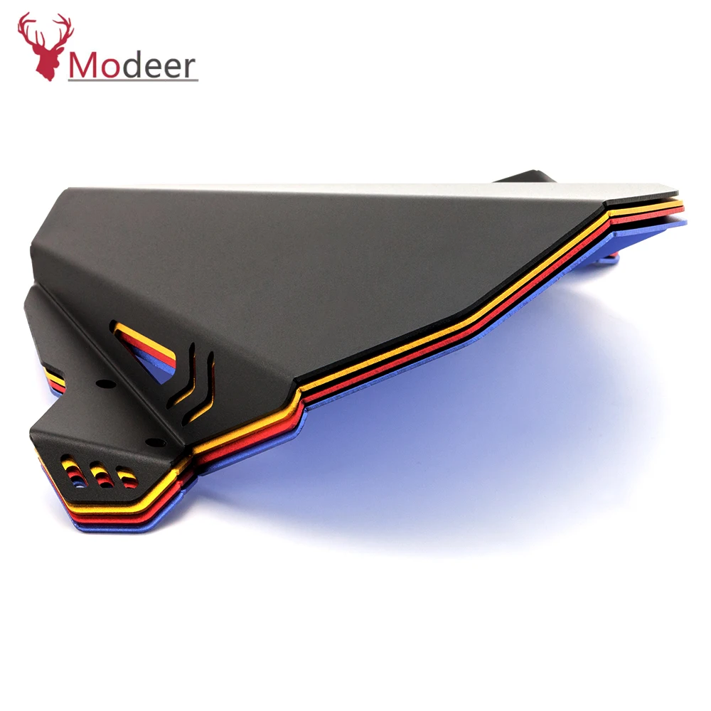 Мотоцикл лобовое стекло Алюминиевый Комплект дефлектор подходит для YAMAHA MT 09 2017