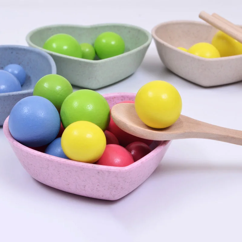 Палочки для еды детей зажимы шарики игрушка-пазл веселая концентрация обучение