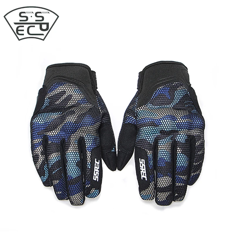 Защитные Мотоциклетные Перчатки SSPEC армейского зеленого цвета летние дышащие