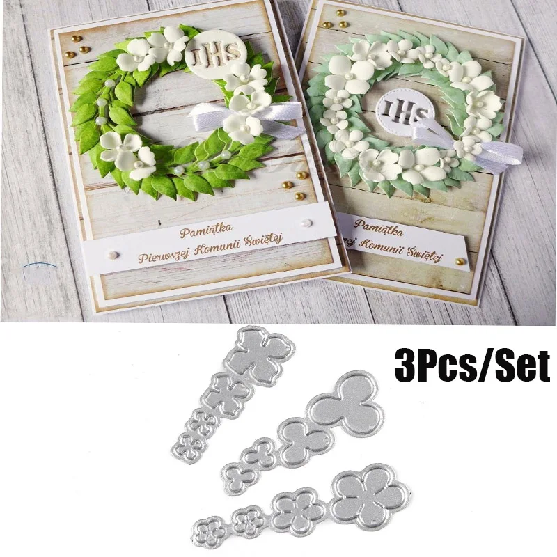 Металлические Вырубные штампы вырезанные формы цветы 4 Скрапбукинг Бумага