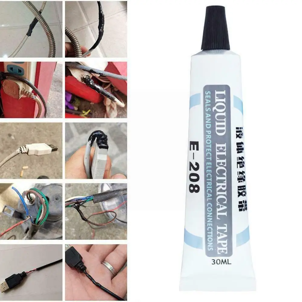 

Liquid Electrical Tape Liquid Insulation Electrical Anti-UV Dry Tube Paste Waterproof Fast Oz Tape 1 J0K2
