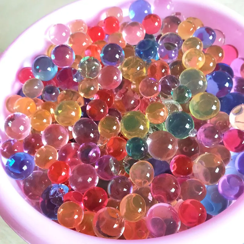 Squishy Toy Water Beads Crystal Soil Mud Magic Growing Up Balls Home Decoration Diy Toys Squeeze him Anti Stress | Игрушки и хобби