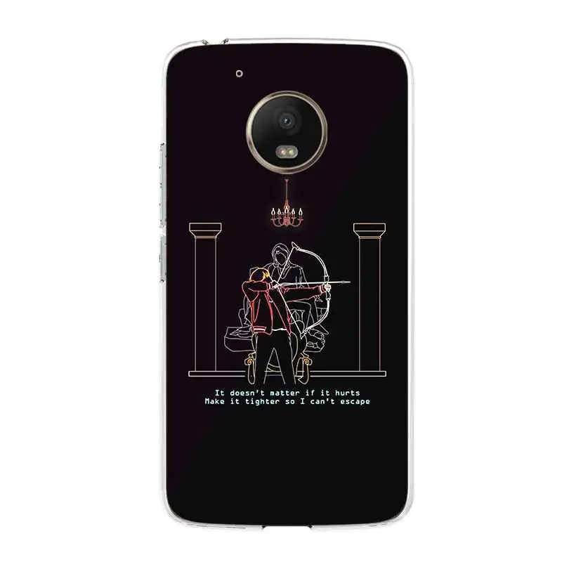 

Black Painted Phone Case For Motorola G9 Plus G7 Play G8 Power Lite Soft Silicone Cases For Moto G5 G5S G6 E5 G9 Play Back Cover