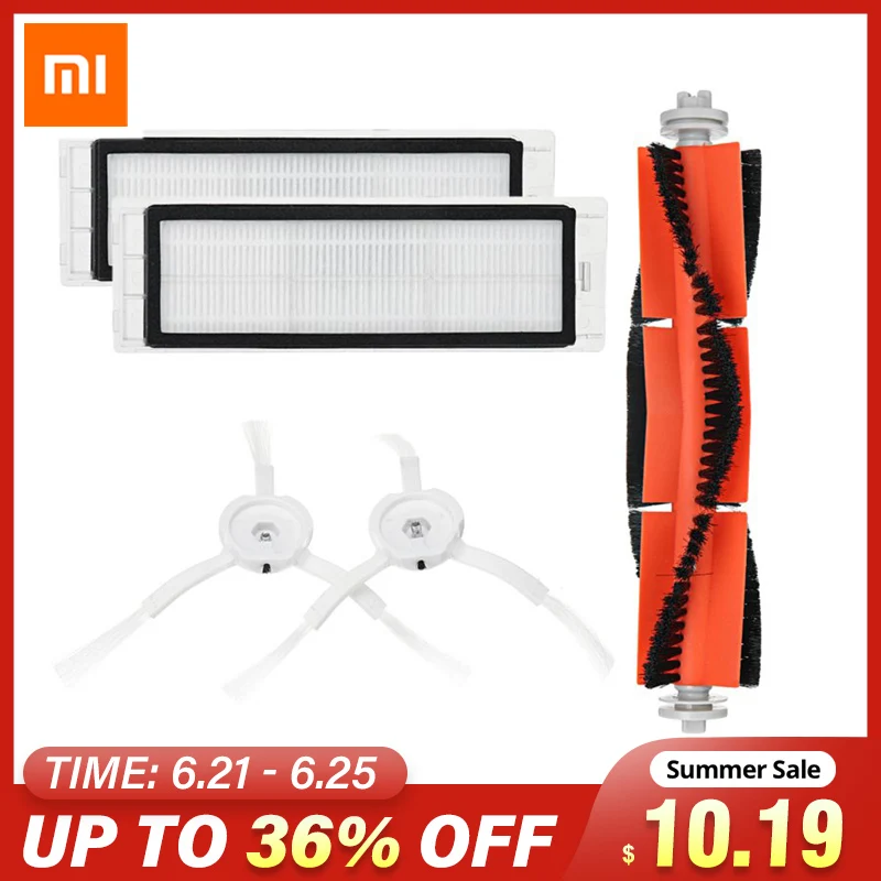 Робот пылесос основная щетка фильтры боковые щетки аксессуары для XIAOMI MI робот