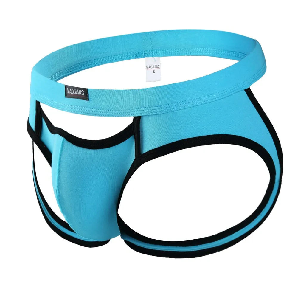 

Sport Underwear Men Hollow Out G-String Double-D Thong Men Sexy Cotton Panties Comfortable Underpants Male Breathable Brief