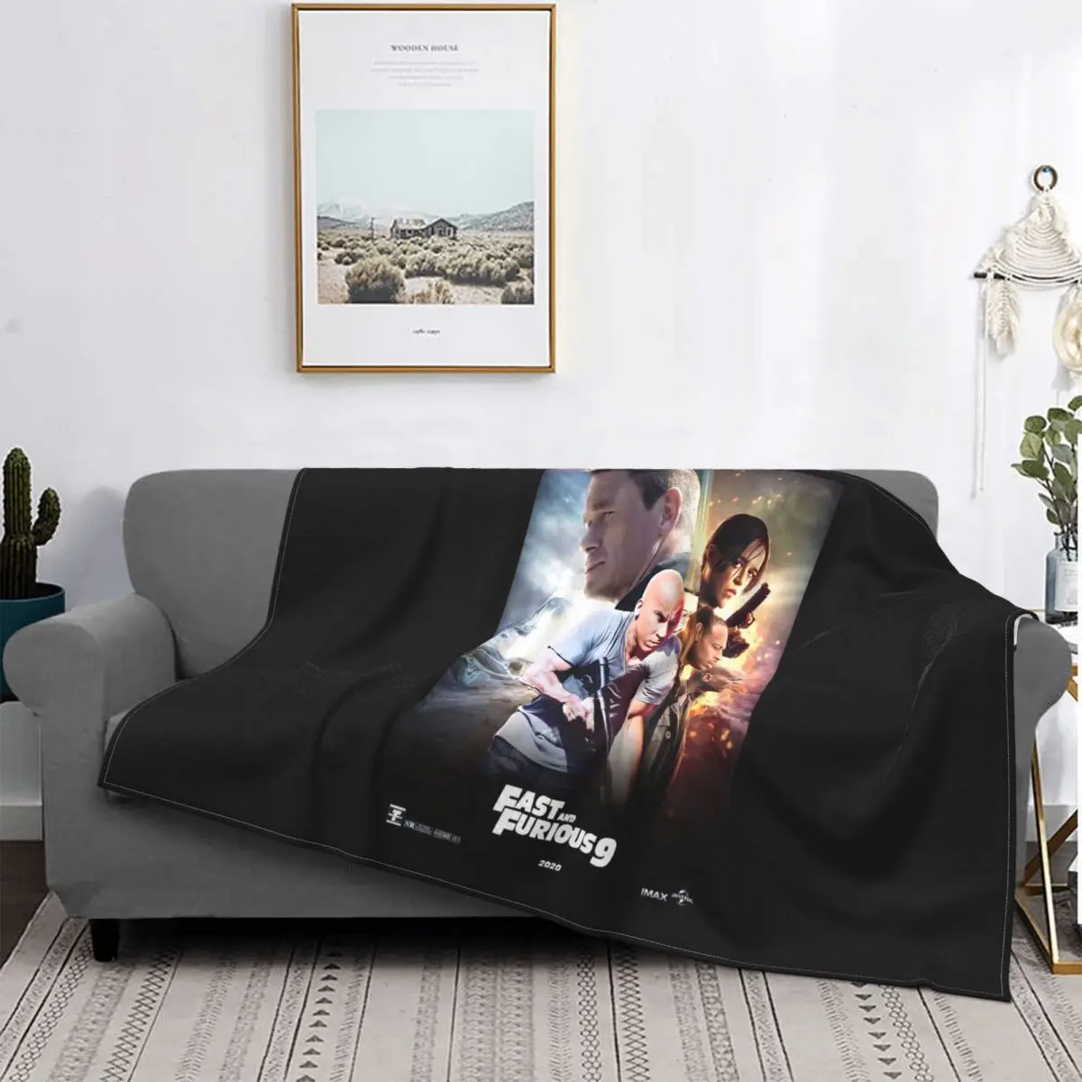 Плакат из фланели для экшн фильма Форсаж 9 2020 размер S M L Xl 2 шт.|Одеяла| |