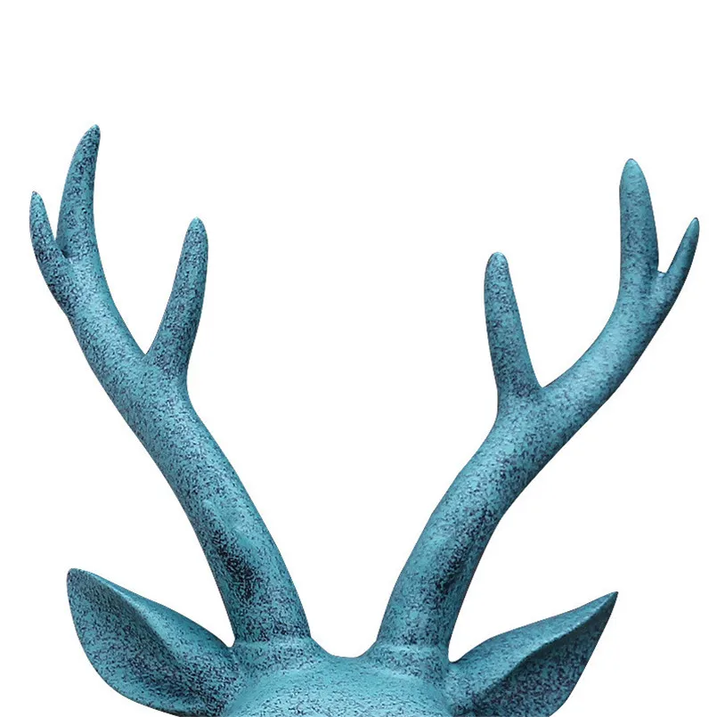 Геометрическая полимерная скульптура современная абстрактная черная статуя