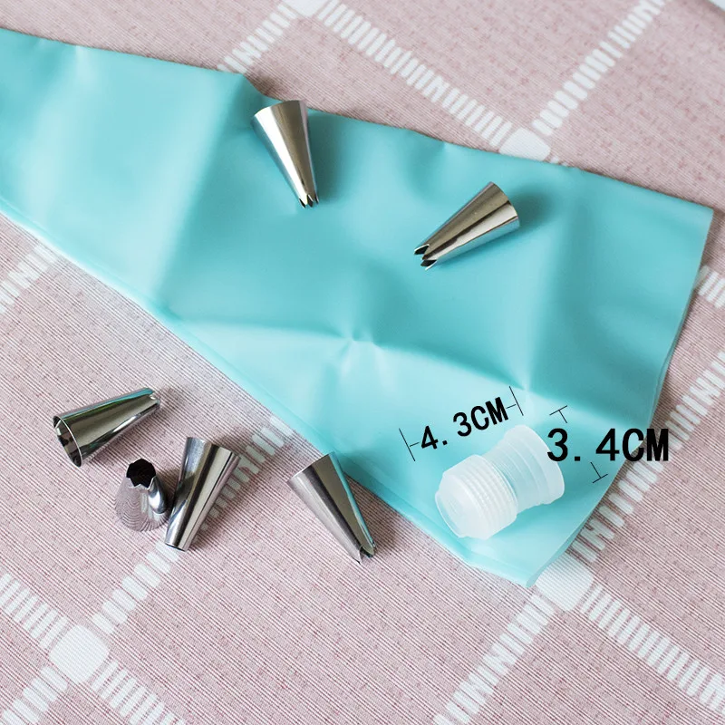 8 шт./компл. силиконовая глазурь кондитерский мешок для крема кухонные аксессуары