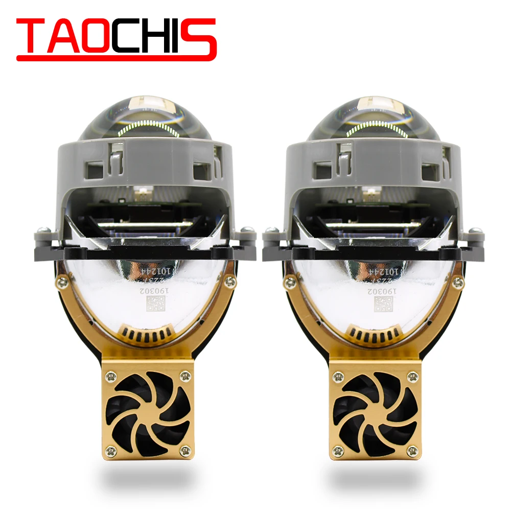 TAOCHIS Авто Стайлинг 3,0 дюймов Би-светодиодный объектив проектора светодиодный светильник на голову обновленный Универсальный Быстрый Яркий