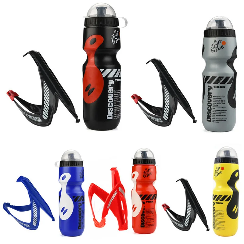 

650ml Bicycle Mountain Road Bike Water Bottle Bicycle Accessories Outdoor Riding Water Bottle Portable with Bottle Holder