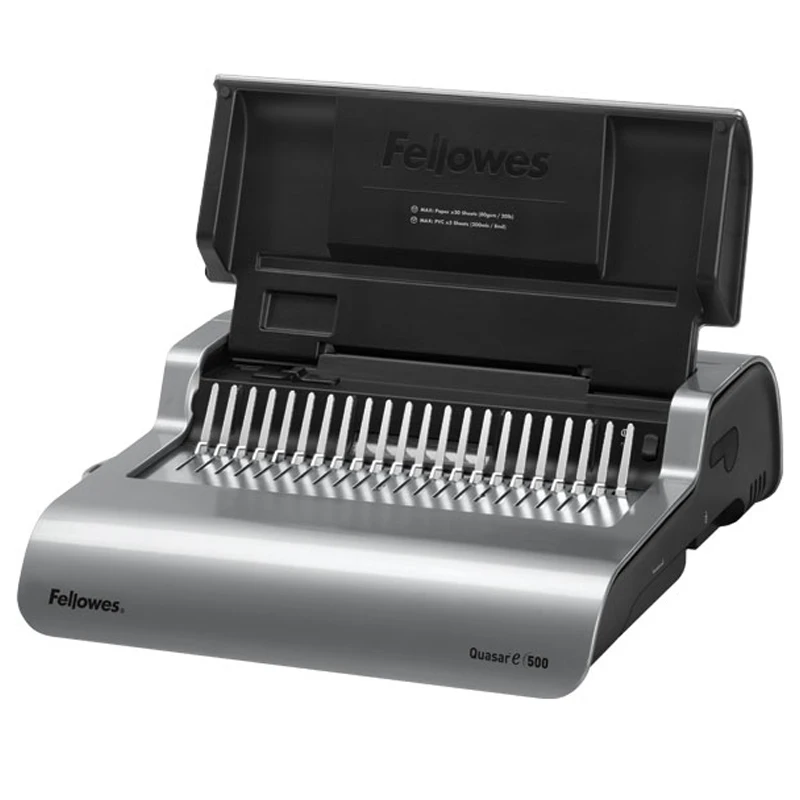 Брошюровщик Fellowes FS-56209 Quasar-E пластиковая пружина электрическая перфорация 25