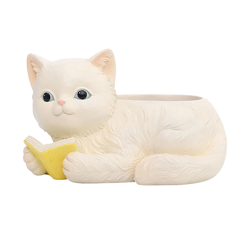 

R7B1M0 Cat Fun Life Flower Pot-Rest