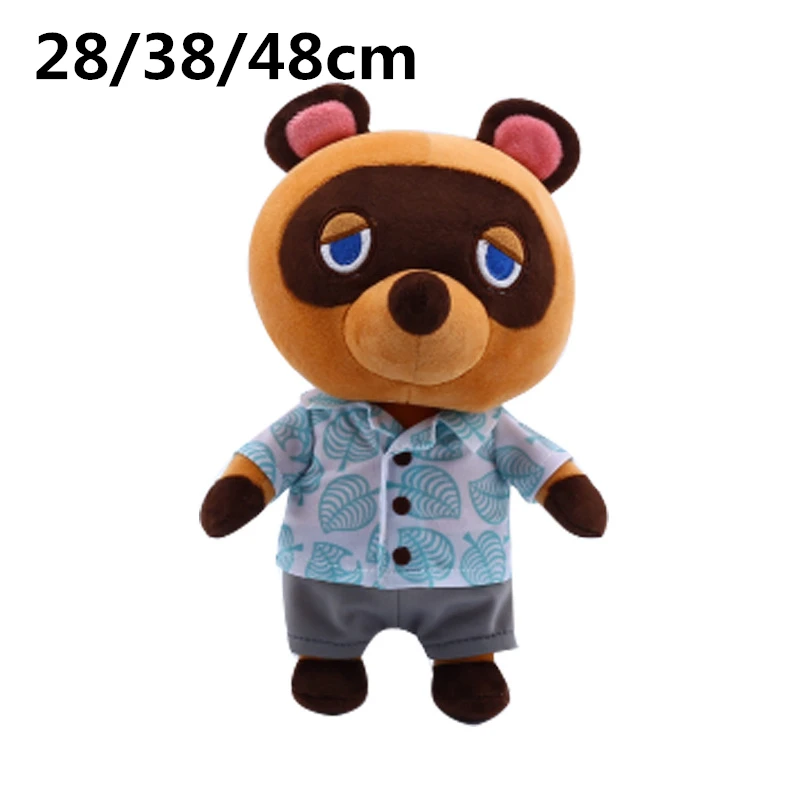 60 см плюшевые куклы Tom Nook енот животные перекрестные игры персонаж мультфильма