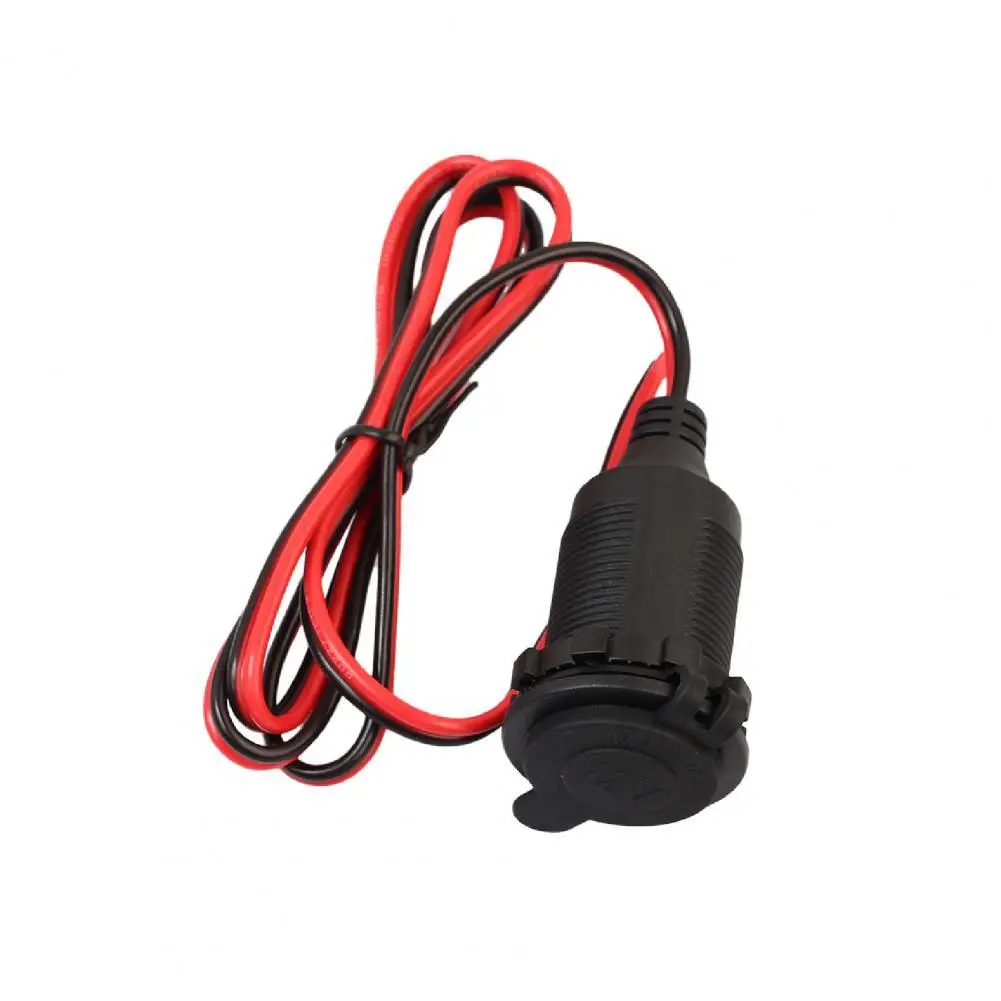 

1m/0.15m 28mm Universal Cigarette Lighter Female Socket Outlet Adapter Modified Parts for Car Motorcycles Cigarette Lighter Plug