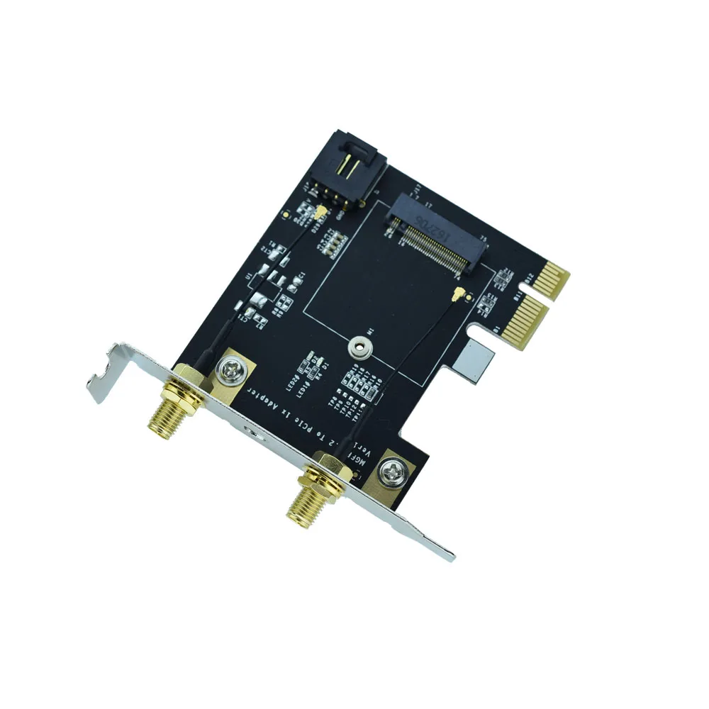 TL-NAPEB NGFF M.2 Key A To PCIe 1x адаптер Wi-Fi M2 к PCI-E для 7260NGW 7265NGW 8260NGW 8265NGW 3160NGW 3165NGW 3168NGW - купить