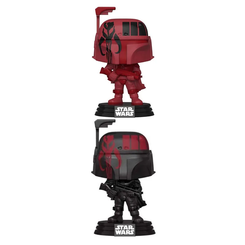 

Star Wars Movie & TV Boba #297# Red Black Action Figure Model Toy Collection of Desktop Car Decorations