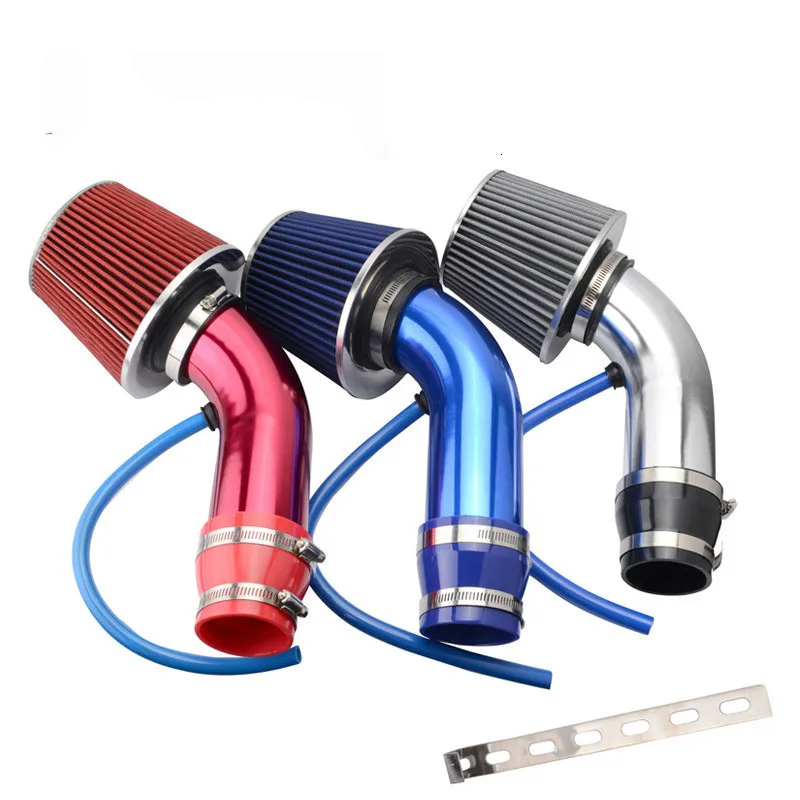 Универсальный впускной воздушный фильтр 3 дюйма/76 мм впускная труба двигателя