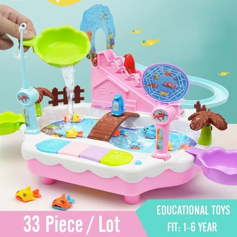 2019 новый бренд Электрический Магнитная игрушка для рыбалки От 1 до 6 лет с