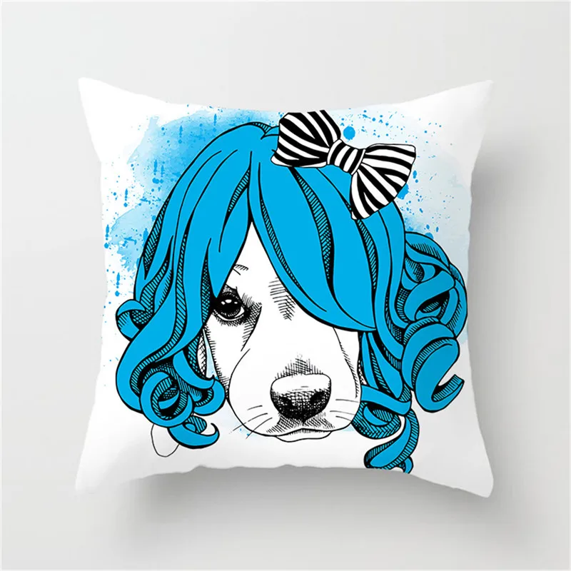 Fuwatacchi животное с красной шапкой подушки наволочка для белка кошка подушка