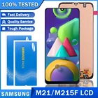 100% Оригинальный 6,4 ''ЖК-дисплей для SAMSUNG Galaxy M21 PLUS M215F дисплей сенсорный экран дигитайзер Замена с сервисным пакетом