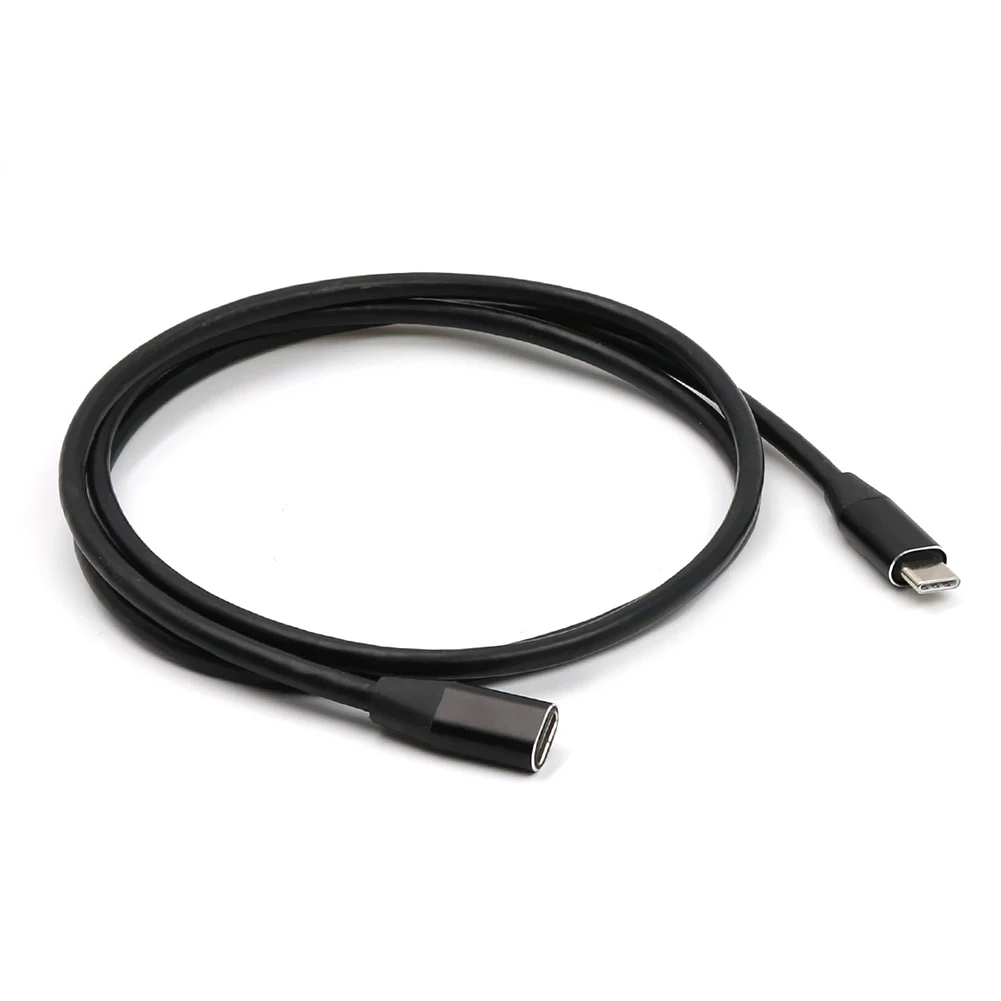 1 м ПВХ мужчин и женщин шнур Тип C USB 3,1 мужчин и женщин удлинитель Кабель для передачи данных провода расширение разъем