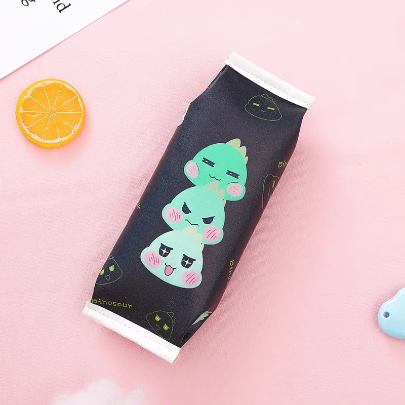 

1pcs Kawaii Pencil Case Simple cartoon small fresh School Pencil Box Pencilcase Pencil Bag School Supplies Stationery