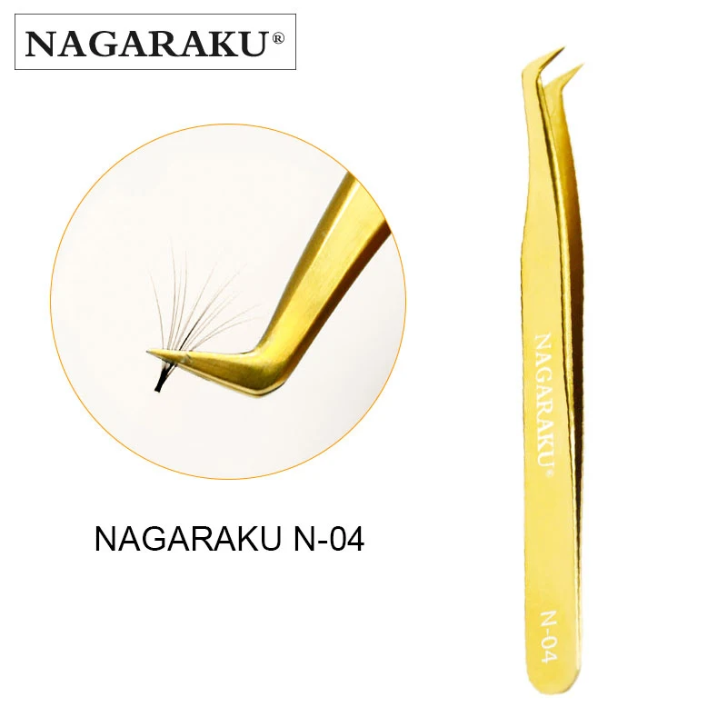 NAGARAKU Bulk Sale Russian eyelash extension tweezers eyelash tweezers false eyelash tweezers 3D lash accurate tweezer