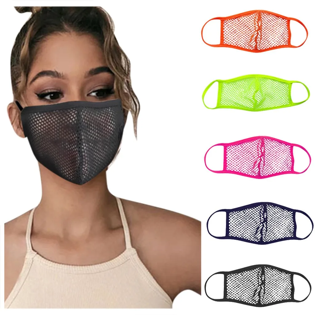 1PC Mesh Face Mask Earloop Washable Breathable Protect Outdoor Skin-Friendly Reusable Dustproof Fashion Windproof Masque | Аксессуары