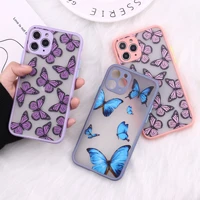 new 3d relif butterfly phone case for iphone 11 pro max xr xs max case silicone for iphone 7 8 plus 12 pro max cover christmas