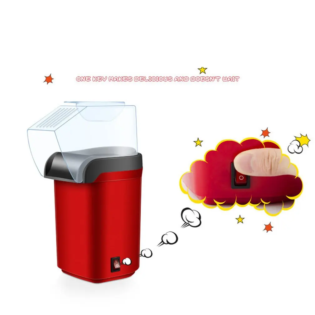 

Popcorn Machine Hot Air Popcorn Maker Oil Wide-Caliber Popcorn Tool Household Electric Popcorn Machine Mini Corn Popper