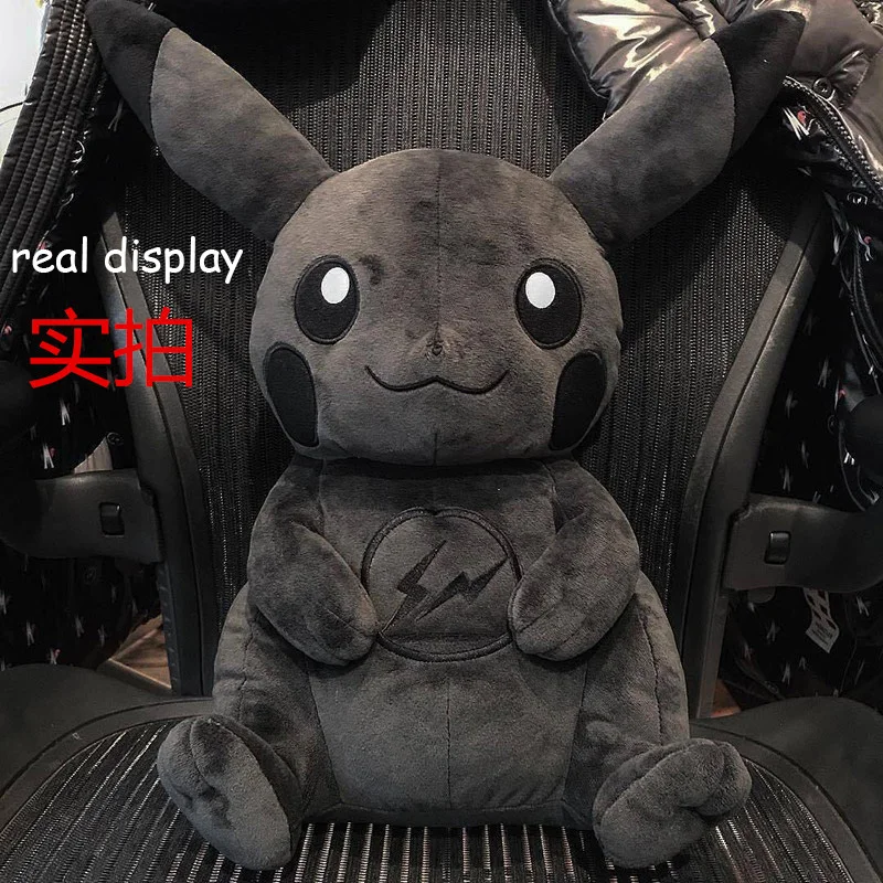 

Large Dark animal Plush Toy Soft Lightning PikaghNing Doll Collection Anime Toys Kid Stuffed Toys Children New Year's Gift