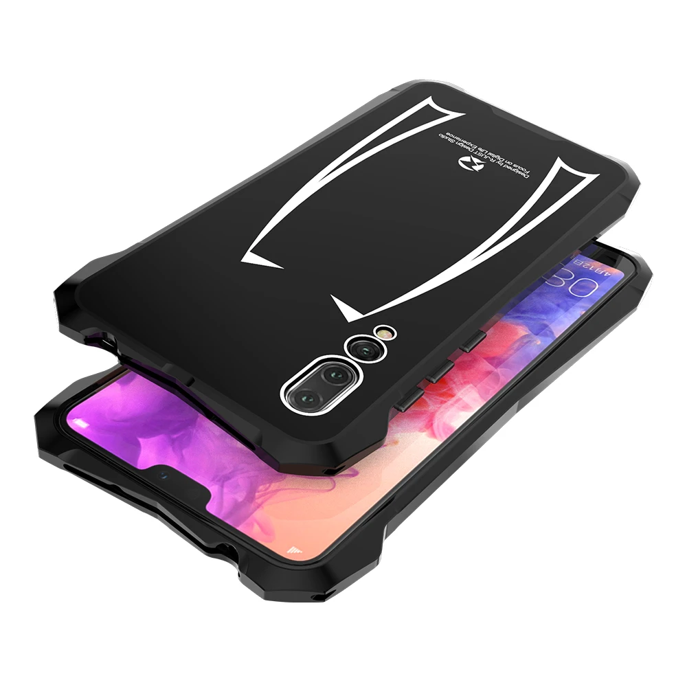 Гибридный противоударный чехол с ночной накидкой из алюминиевой металлической