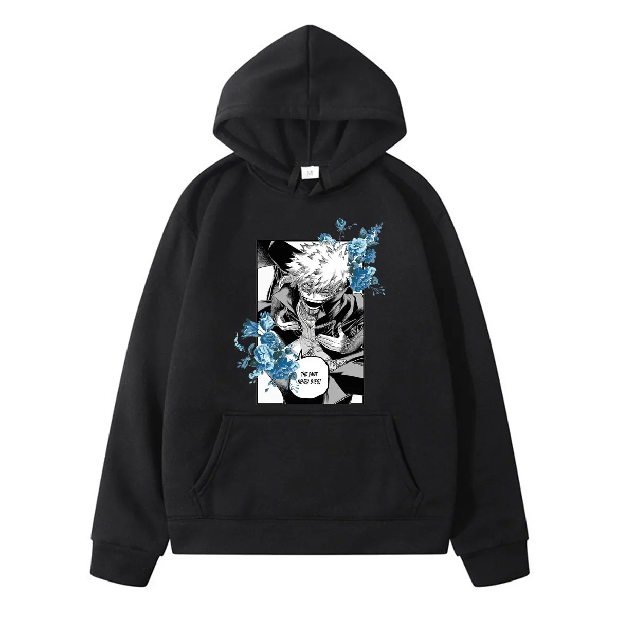 

My Boku No Hero Academia Katsuki Bakugou O-neck Hoodie Harajuku Japanese Anime Long Sleeve Tops Male Casual Oversized Pullover