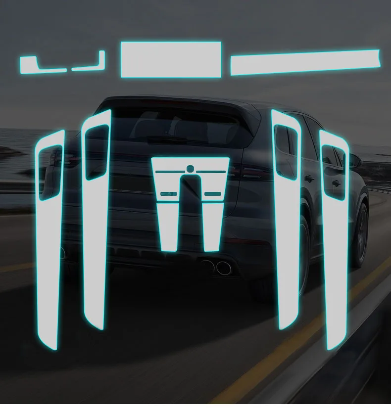 Прозрачная защитная пленка lsrtw2017 для салона автомобиля из ТПУ с защитой от
