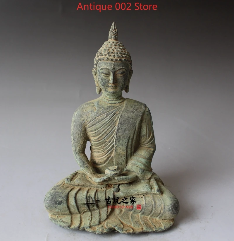 

Китайский Старый Бронзовый коллекции из деревенской статуи Будды шакья Муни