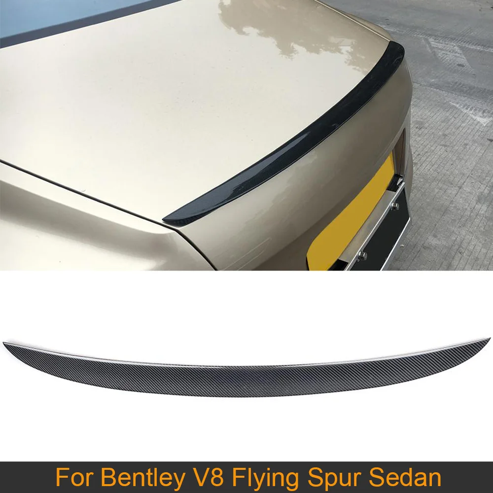 

Задний багажник автомобиля Boot спойлер крыла для Bentley V8 Flying Spur Седан 4 двери 2013-2016 спойлер заднего багажника, крыла FRP из углеродного волокна