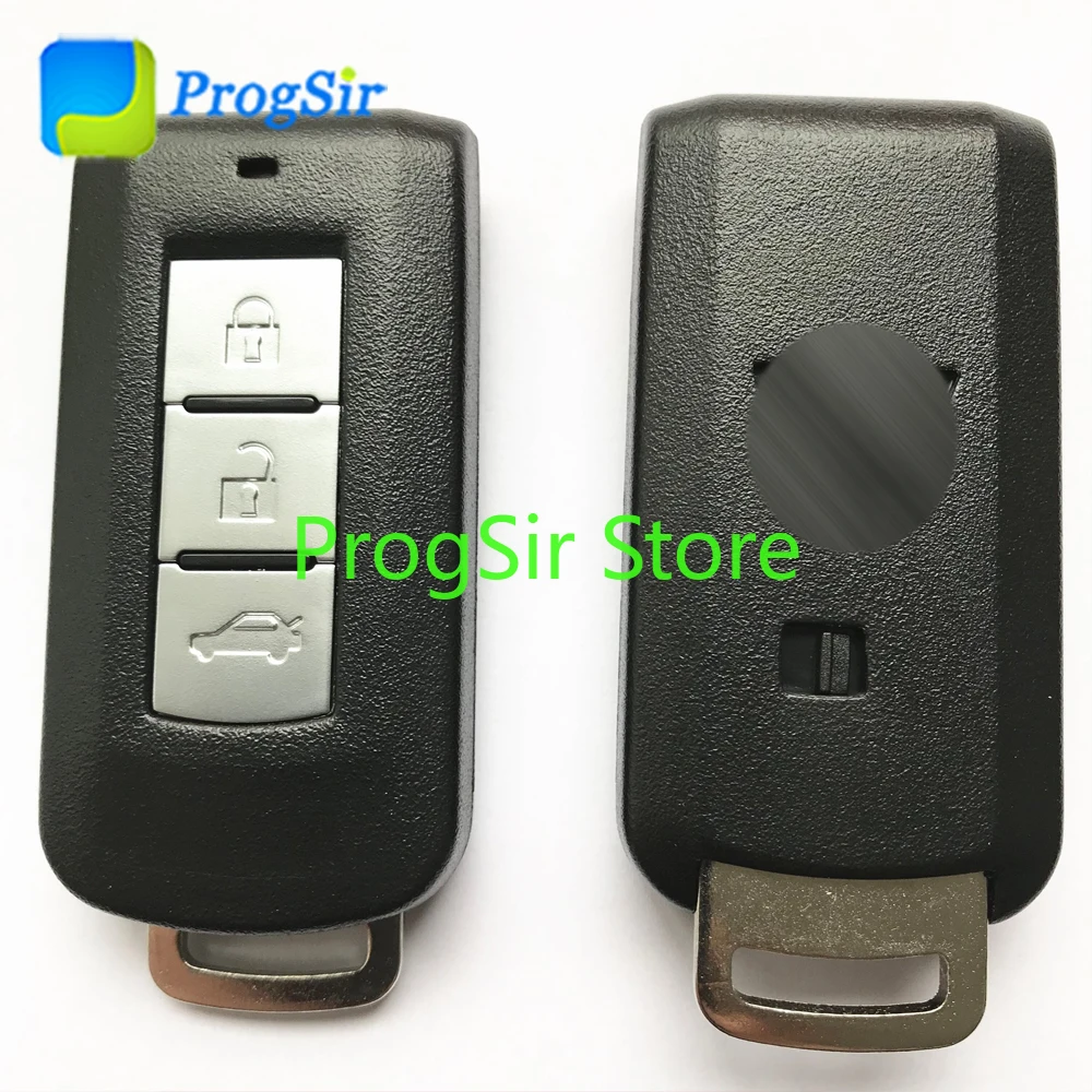 2 кнопки 3 434MHz 315MHz Keyless Go умный пульт дистанционного управления ключ для Mitsubishi с