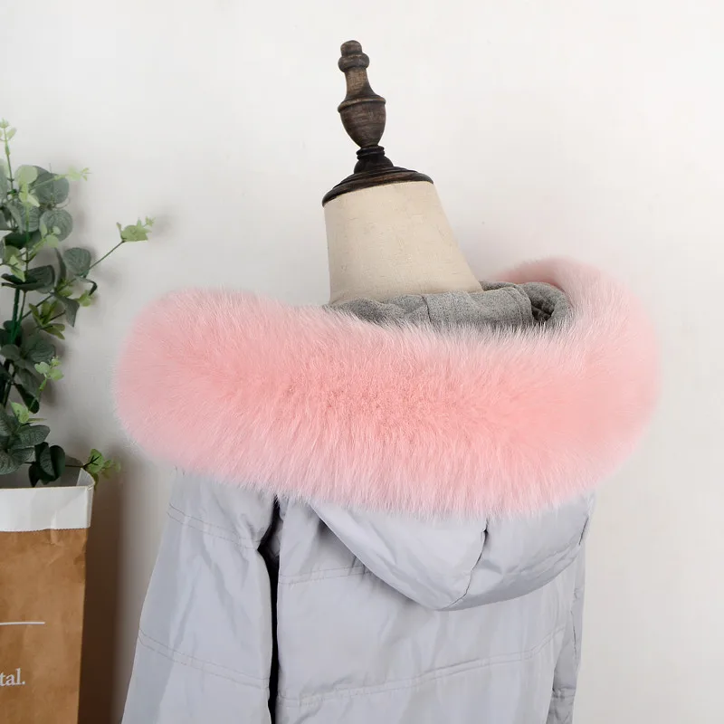 Женский зимний шарф из 100% натурального Лисьего меха меховая парка с капюшоном