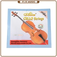 alice cello string set cello strings nickel silver wound for 44 cello new