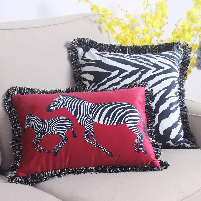 Домашние Декоративные диванные подушки простые современные фланелевые с