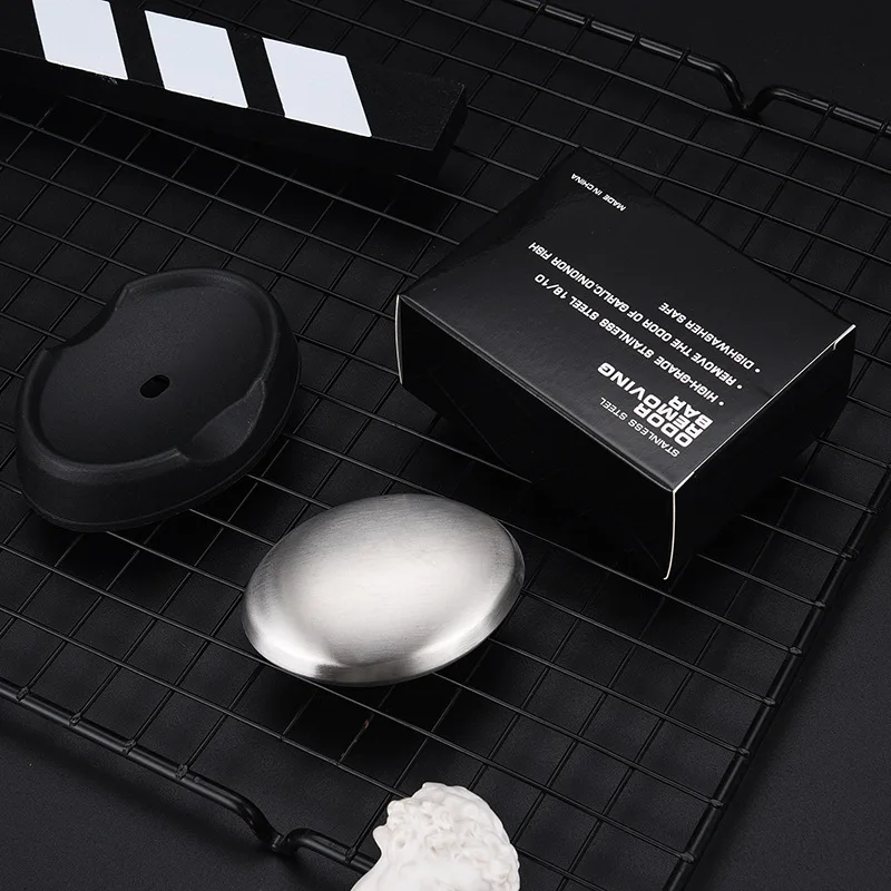 Экологичное мыло с мыльницей из нержавеющей стали 304 специально удаляет запах