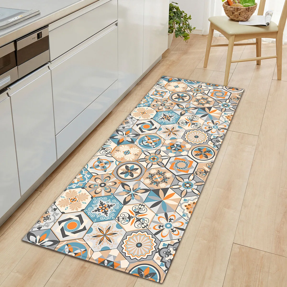 bohemia kitchen floor mat carpet non slip home entrance door mat rugs boho bathroom mat for living room kitchen bedroom free global shipping