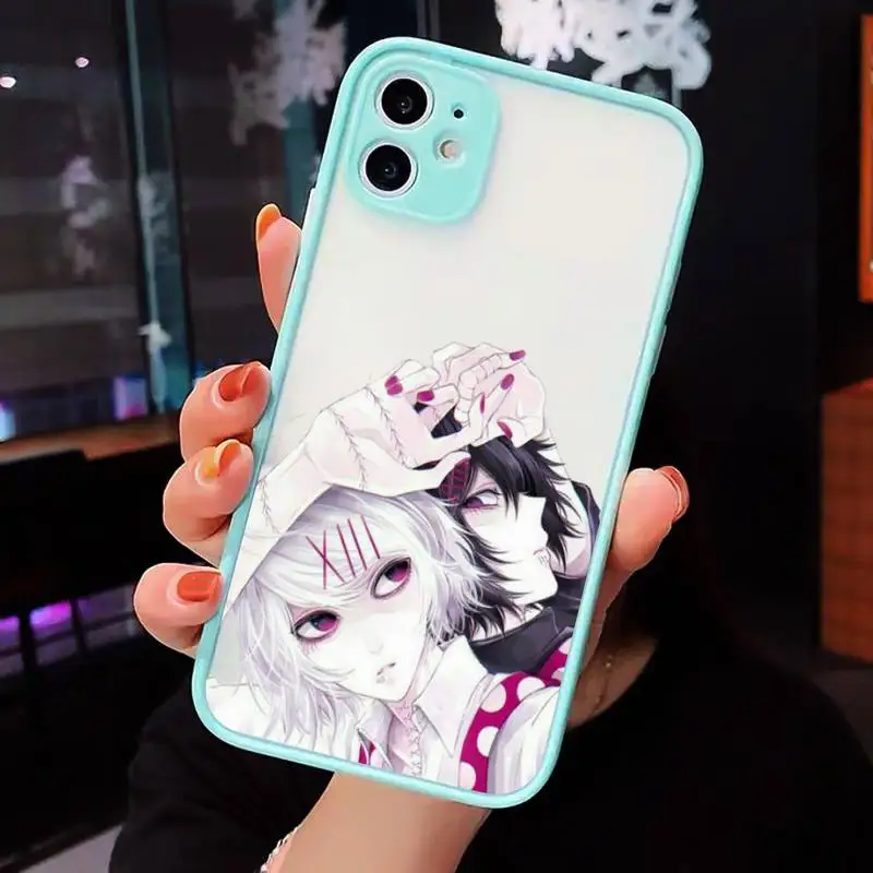 

Tokyo Ghoul Japan Suave Phone Cases Matte Transparent for iPhone 7 8 11 12 s mini pro X XS XR MAX Plus cover funda