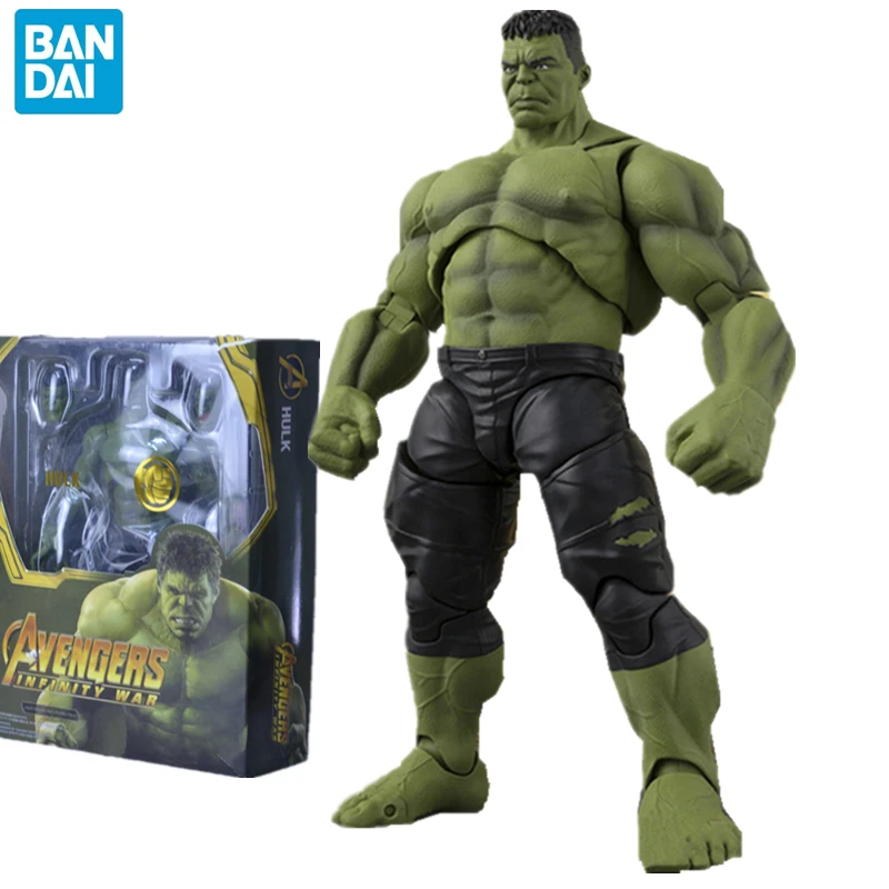 

Bandai Marvel Anime Figure The Avengers Hulk SHF 21cm PVC Action Figure Toys Model Collectible Decorations Birthday Gift Box